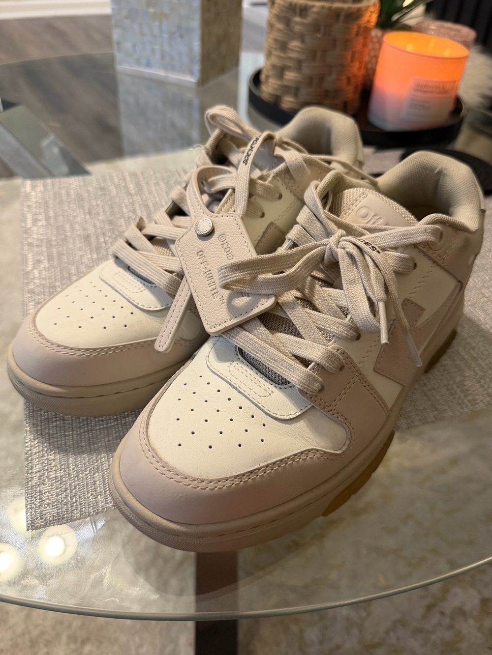OFF-WHITE
White & Beige Out Of Office Sneakers - Picture 3 of 3